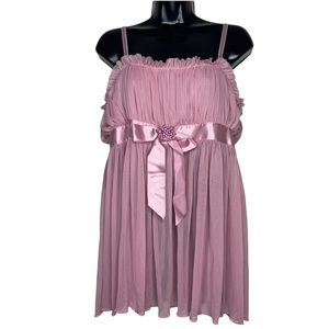 Barami Pink Valentine Babydoll Size Large